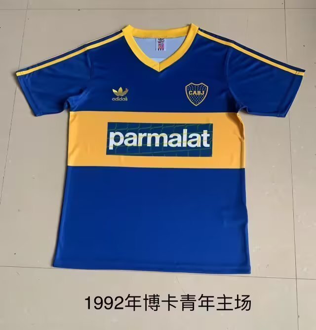 retro jersey Boca retro soccer jerseys 1992 maglia calcio maillot football camisetas fu