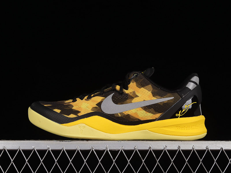 kobe 440 555286 077 KOBE 8 SYSTEM BLACK ELECTRIC YELLOW GREY MAN 39 46 7BD5