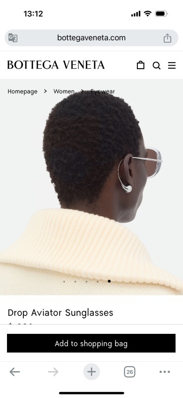 Bottega Veneta glasses -BV 00479DA3