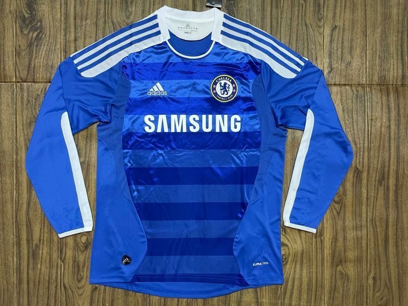 vintage Chelsea LS retro jerseys 2011 maglia calcio maillot football camisetas futbol3E