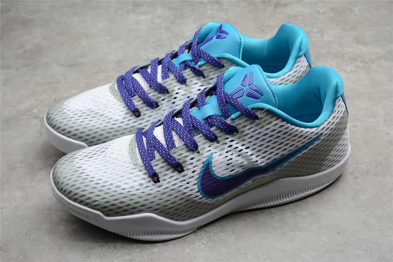 kobe 360 836184 154 KOBE 11 EP DRAFT DAY WHITE BLUE LAGOON COURT PURPLE MAN 40 46 1027
