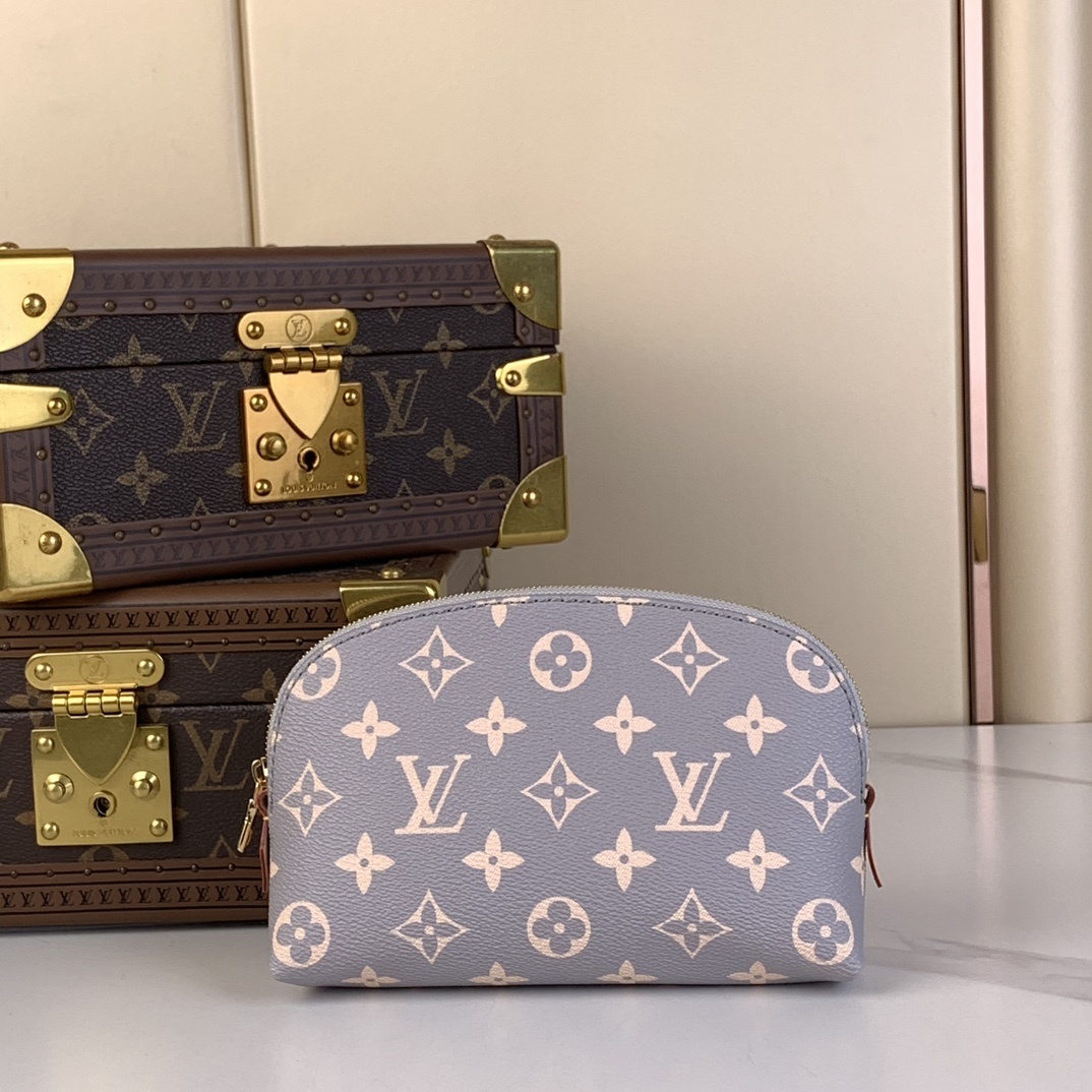 LV-Handbags M47515 12440 Light grey flower(E2FD)