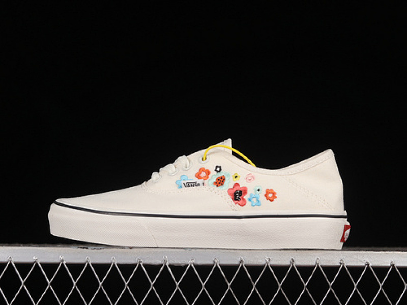 [VN0A4BX5YQ1]-[GROOVY FLORAL AUTHENTIC VR3 SF SHOE MARSHMALLOW∕MULTI]-[WOMAN︰35-...(0DDA)