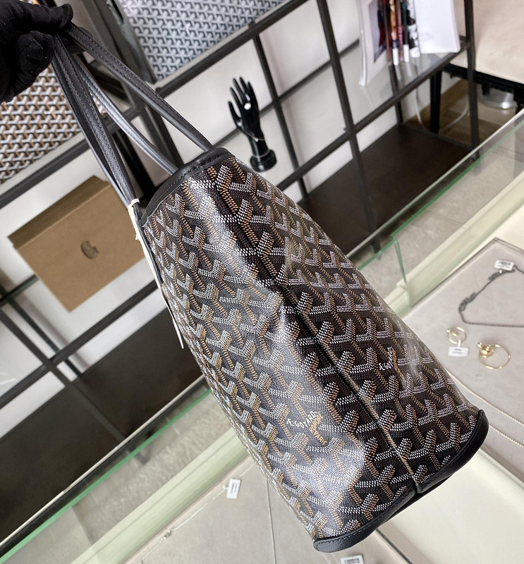 Black Goya Zipper Artois Dog Teeth Bag 2741