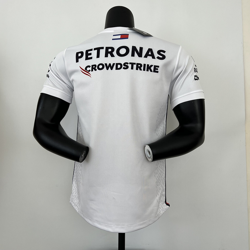 mercedes Mercedes Benz 2023 F1 white T shirt8CF1