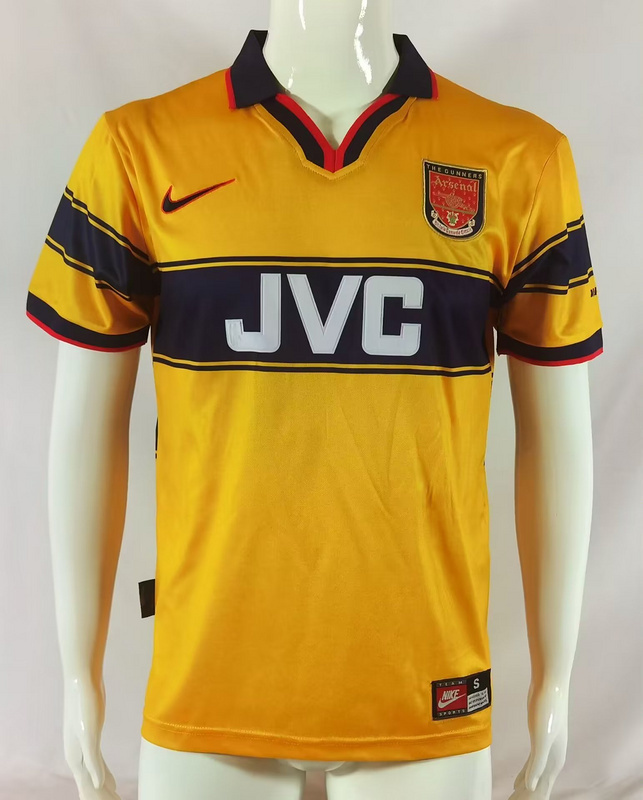 vintage ARSENAL RETRO JERSEYS 1997 98 maglia calcio maillot football camisetas futbolDB