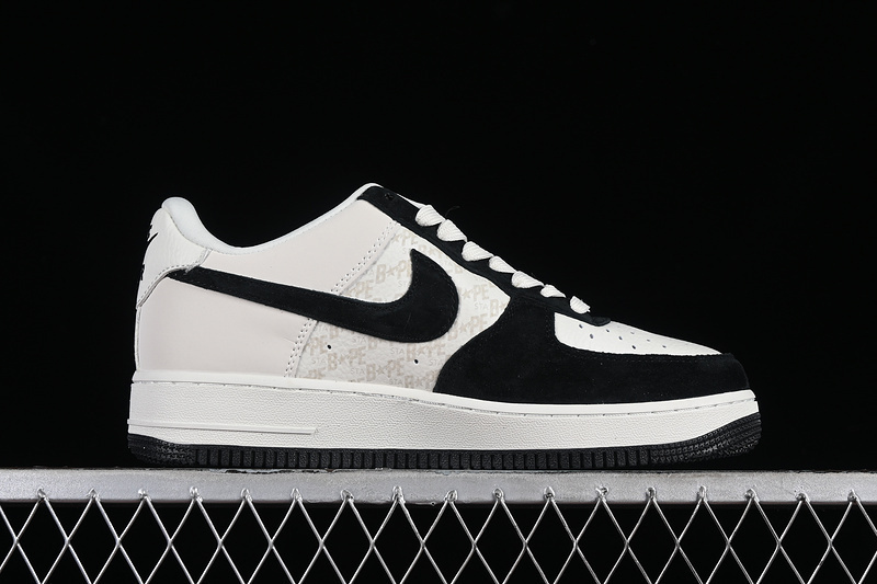air force 1 340 BA8806 845 AIR FORCE 1 07 LOW BAPE OFF WHITE BLACK GREY WOMAN 36 39 MAN 40 45