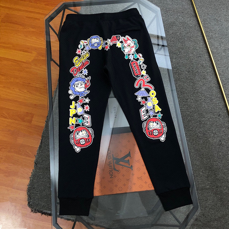 EVISU 1680）EVISU 福神 24新款 達摩 不倒翁 大M 長褲 棉褲 時尚 潮流 宇