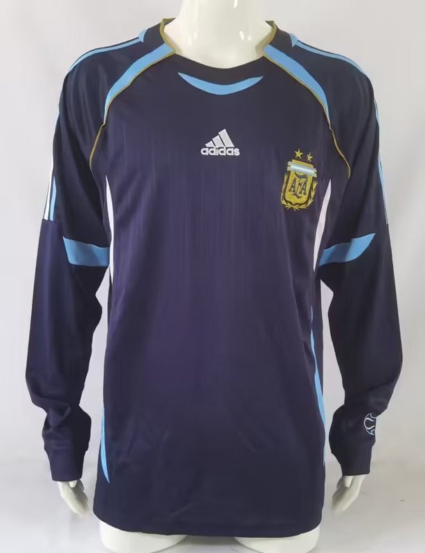 soccer jerseys Argentina 2006 away long sleeves S XXL 8C4E