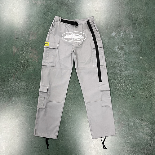 corteiz 280 Stone Grey Cargos 075A