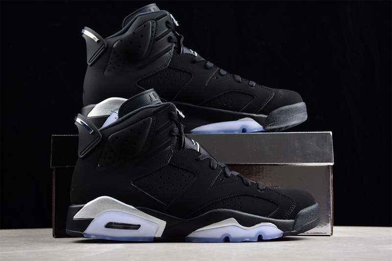 jordan 6 550 DX2836 001 AIR JORDAN 6 RETRO BLACK METALLIC SILVER BLACK MAN 40 47.5 4EE5