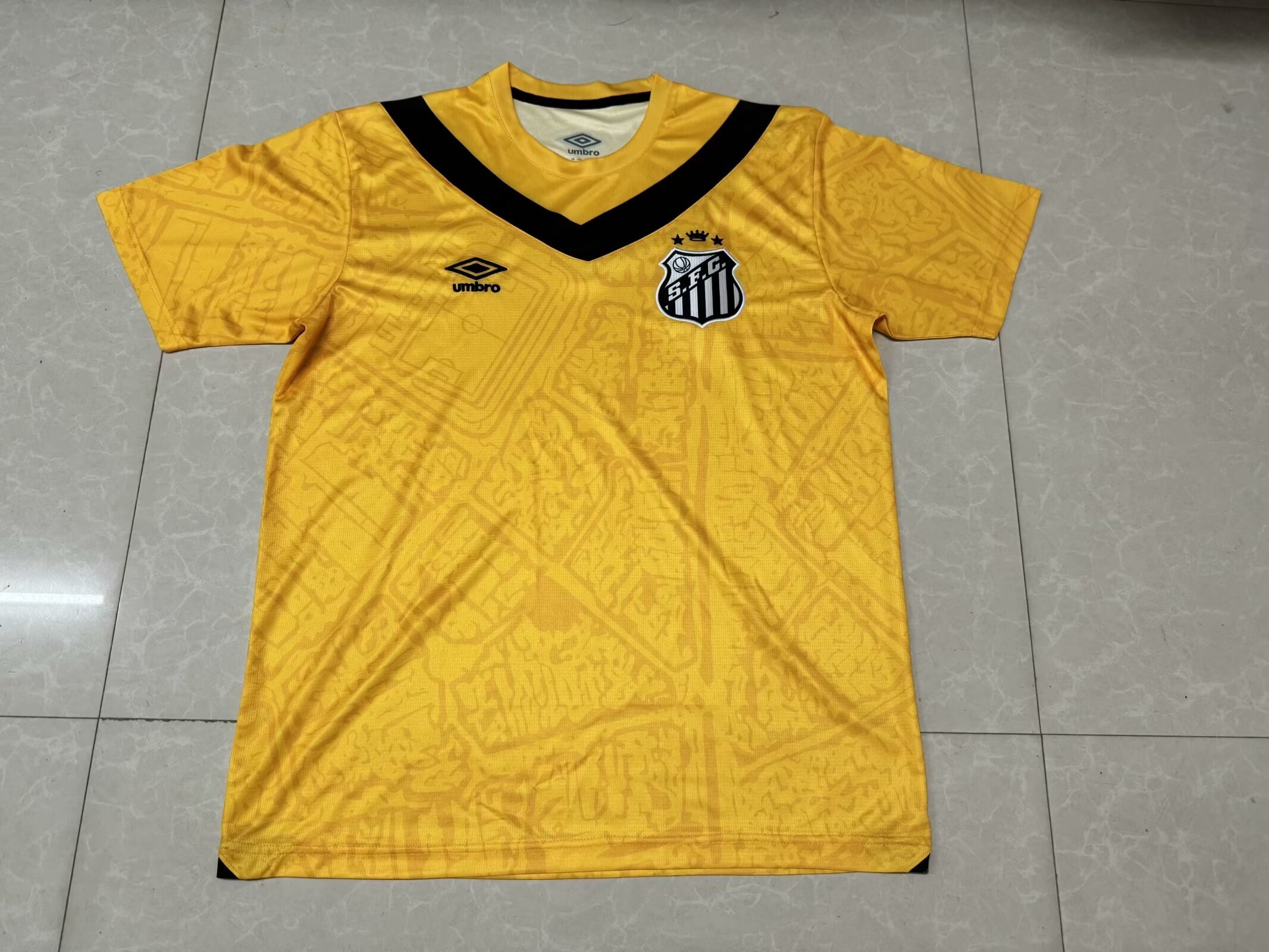 Brazil League Jerseys Santos 24-25 Third yellow s-xxl(4E67)