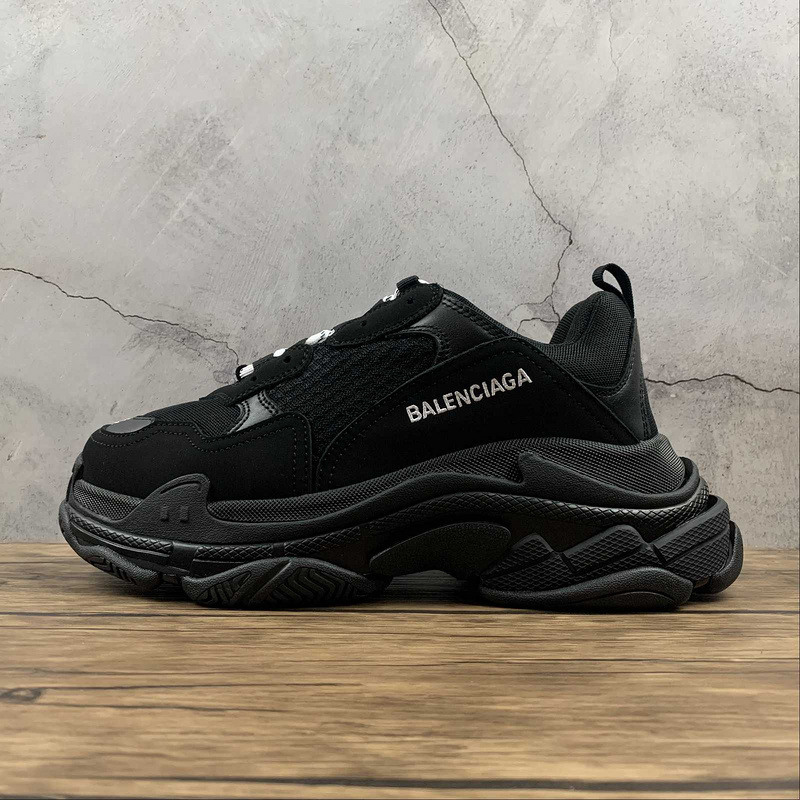 BALENCIAGA TRIPLE S 【470】[BA﹡LEN﹡CIAGA TRIPLE S BLACK∕BLACK∕WHITE]-[WOMAN︰35-39]-[MAN︰40-46](6