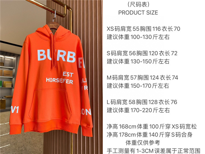 burberry $160 2023fw BBR Hoodie Top Version(BC87)