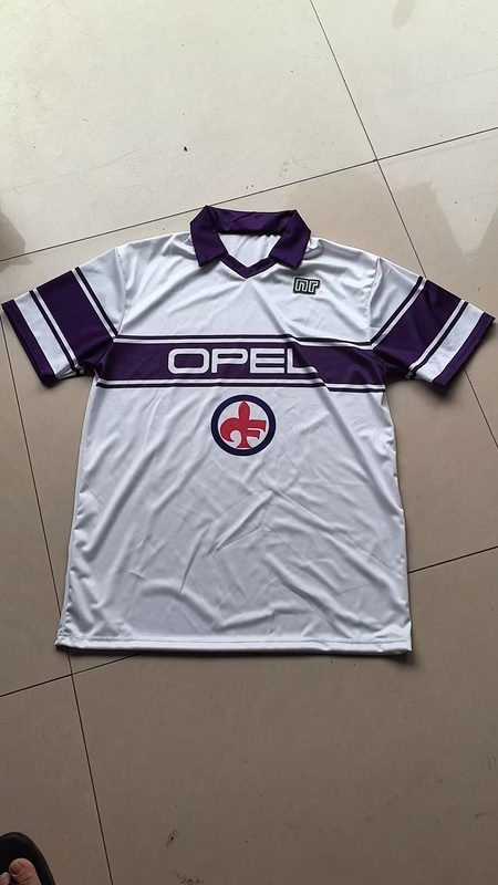 vintage Fiorentina away retro jerseys 1984 maglia calcio maillot football camisetas futbolD97