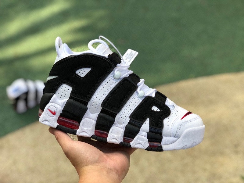 uptempo Air More Uptempo 96 black university red 806D
