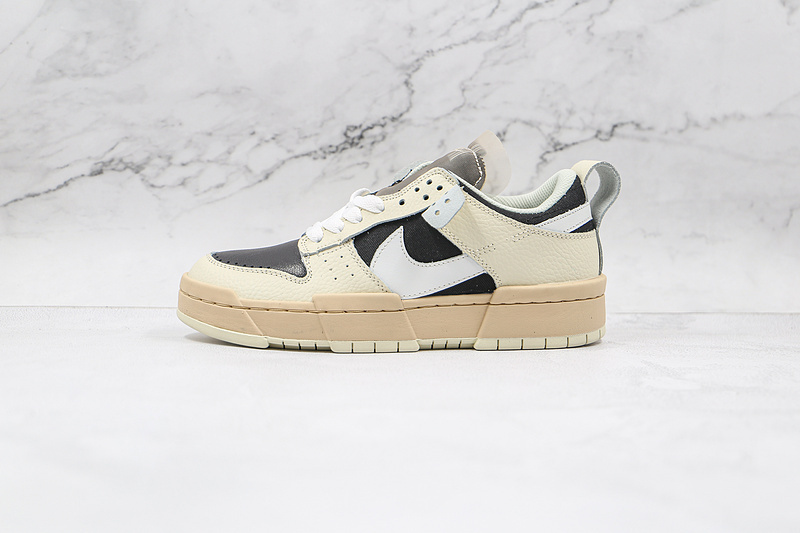 dunk 260 DD6620 001 SB DUNK LOW DISRUPT IVORY BLACK PALE IVORY BLACK WOMAN 36 39 MAN 40 45 C5