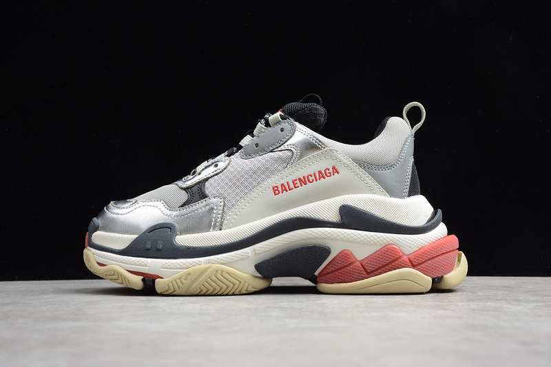 BALENCIAGA TRIPLE S 【470】[ECBA700336A]-[GZ TESS.S_002.GOMMA SNEAKER WHITE∕GREY∕BLACK]-[WOMAN︰35-39
