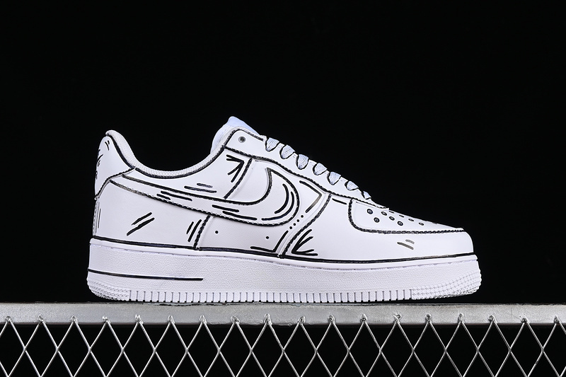 air force 1 340 CW2288 811 AIR FORCE 1 07 LOW WHITE BLACK WOMAN 36 39 MAN 40 45 B299