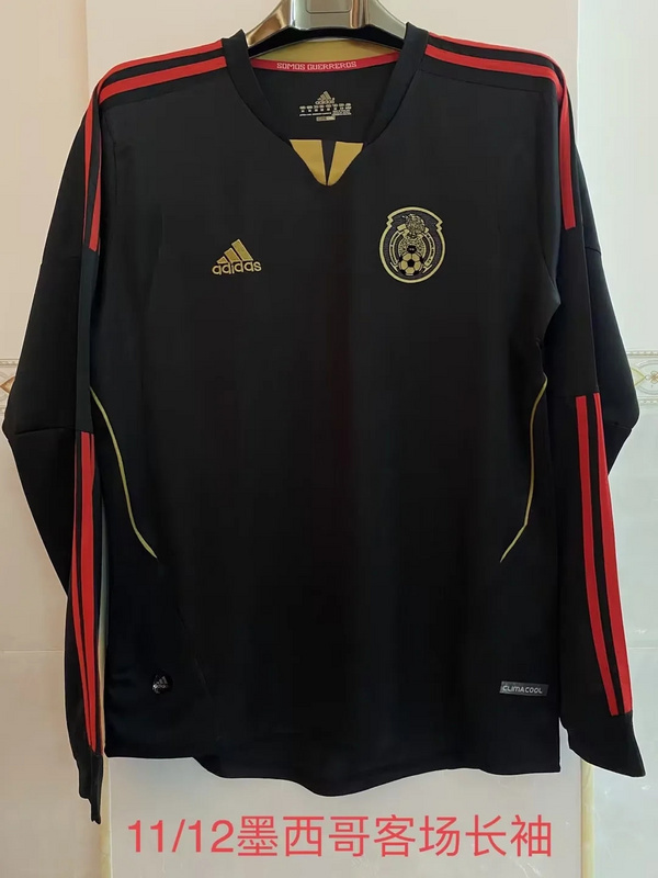 vintage Mexico LS Retro soccer jersey 2011 12 maglia calcio maillot football camisetas0