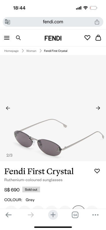 Fendi glasses -FENDI 0089A1CF