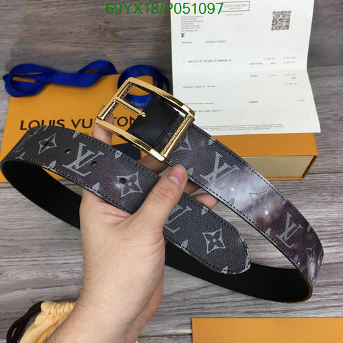 gucci belt Louis Vuitton Square buckle Belt Code P051097B84D