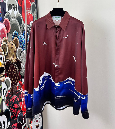 casablanca 8 CASABLANCA Silk Shirt Top Version 7FB4