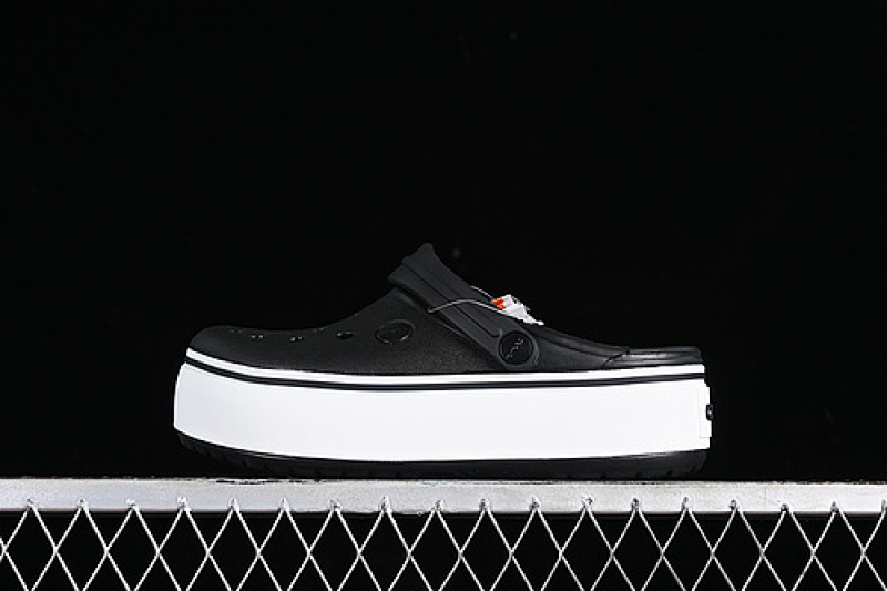 Sandal 【220】[CROCS CROCBAND PLATFORM RAINBOW WHITE∕BLACK]-[WOMAN︰36-42] 2652