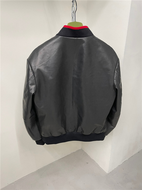 gucci G cci Real Leather Jacket Top Version C0D7