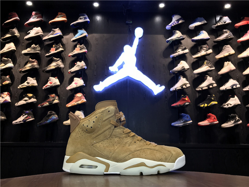 jordan 6 Air Jordan 6 Wheat 384664 705 40.5 47.57B9F