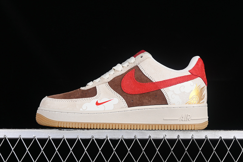 air force 1 340 LN6239 840 AIR FORCE 1 07 LOW GREY BROWN RED WOMAN 36 39 MAN 40 45 27BE