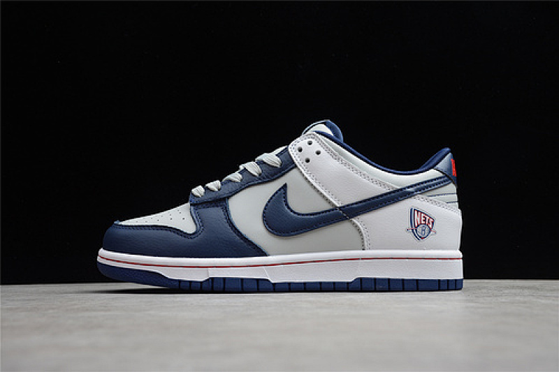 dunk 380 DD3363 001 NBA X SB DUNK LOW BROOKLYN NETS LIGHT GREY NAVY BLUE WHITE UNISEX 36 47.5