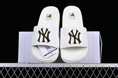 Sandal 【170】[3ALPAD323]-[MLB NEW MOUND WHITE∕BLACK∕GOLD]-[WOMAN︰36.5-39]-[MAN︰40-44] B8B