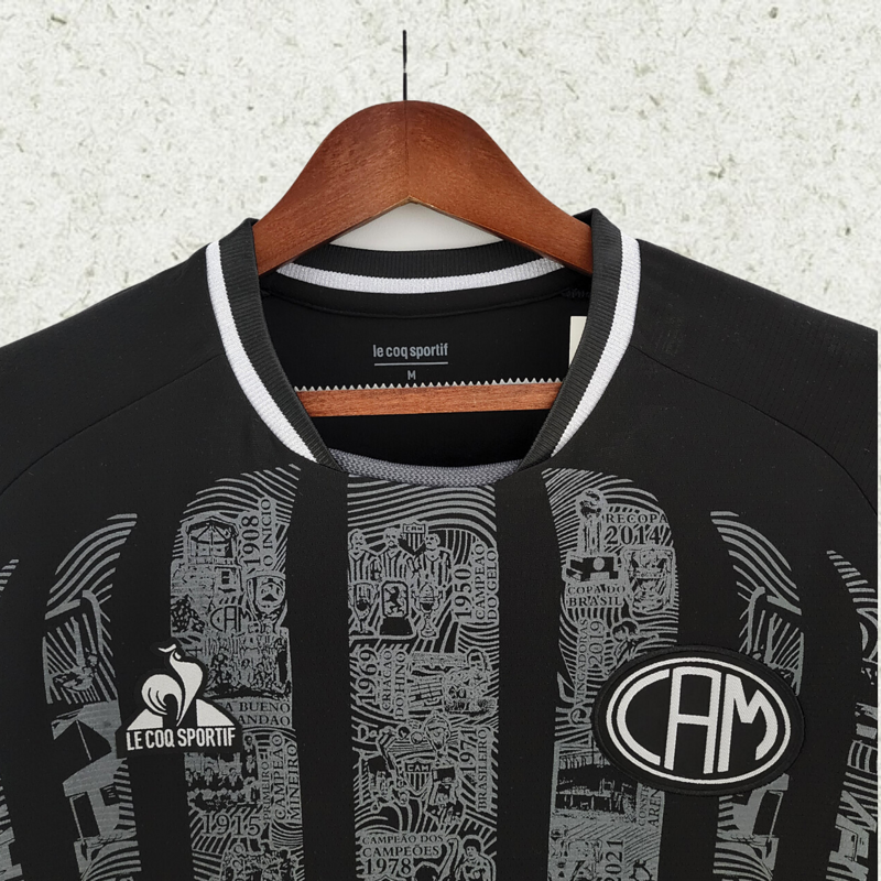 2223 Atlético Mineiro Commemorative Edition Black soccer jersey Camiyupoo camisas de time