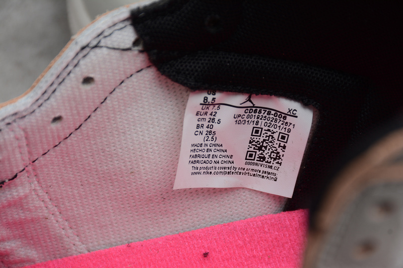 jordan 1 135 133 144 CD6578 006 ST AIR JORDAN 1 SB RETRO HIGH OG LIGHT BONE CRIMSON TINT HYPE