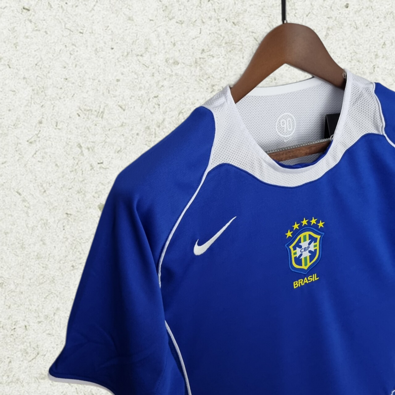 Retro 2004 2006 Brazil away soccer jersey Camiseta de futebol Footbyupoo camisas de time