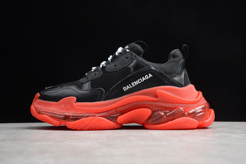 BALENCIAGA TRIPLE S 【340】[TRIPLE S SNEAKER DADSHOE BLACK∕WHITE∕RED]-[WOMAN︰36-39]-[MAN︰40-45](