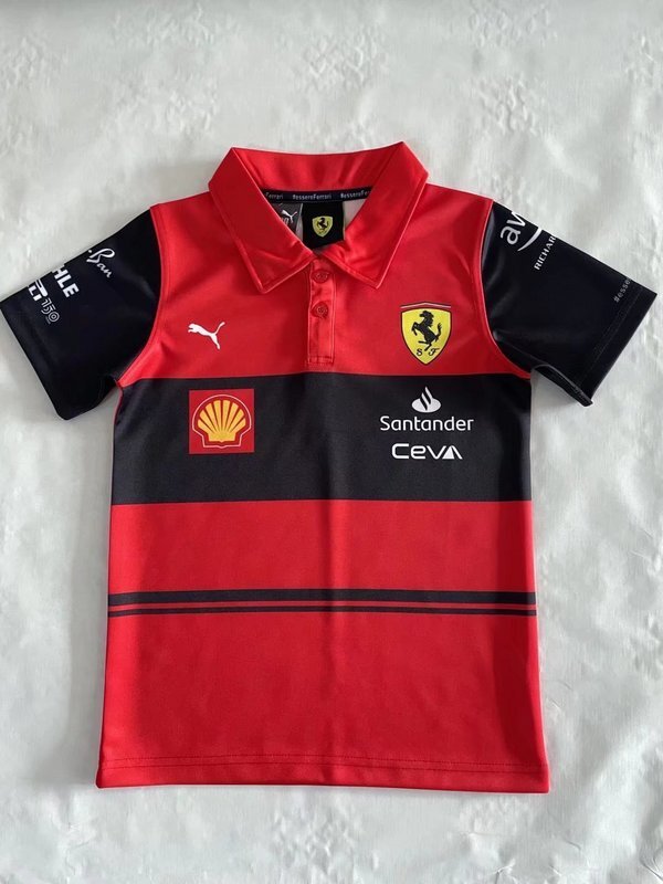 mercedes Ferrari 2022 F1 red kid size polo27C3