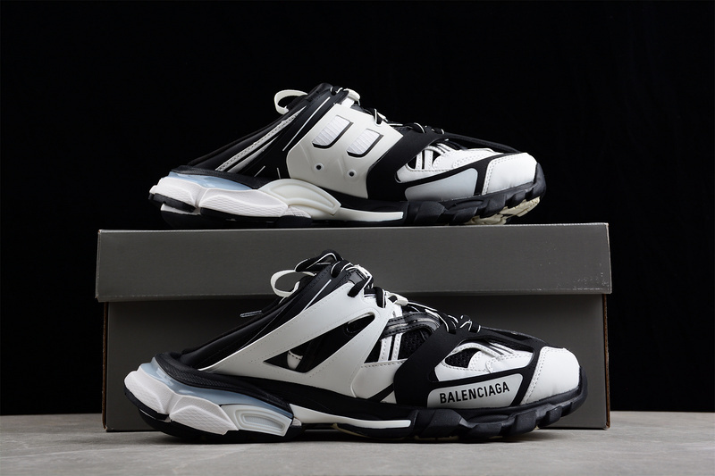 BALENCIAGA TRACK 【530】[W3NB10102]-[BA﹡LEN﹡CIAGA TRACK MULE SNEAKERS BLACK∕BLACK∕WHITE]-[WOMAN︰