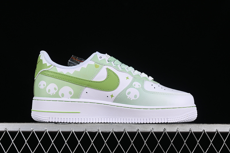 air force 1 320 CW2288 111 DORAEMON AIR FORCE 1 07 LOW WHITE GREEN WOMAN 36 39 MAN 40 45 4408