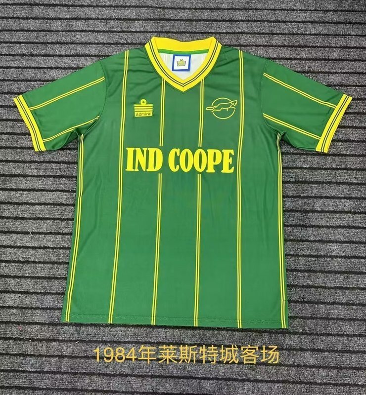 retro jersey Leicester city retro soccer jersey 1984 maglia calcio maillot football cam