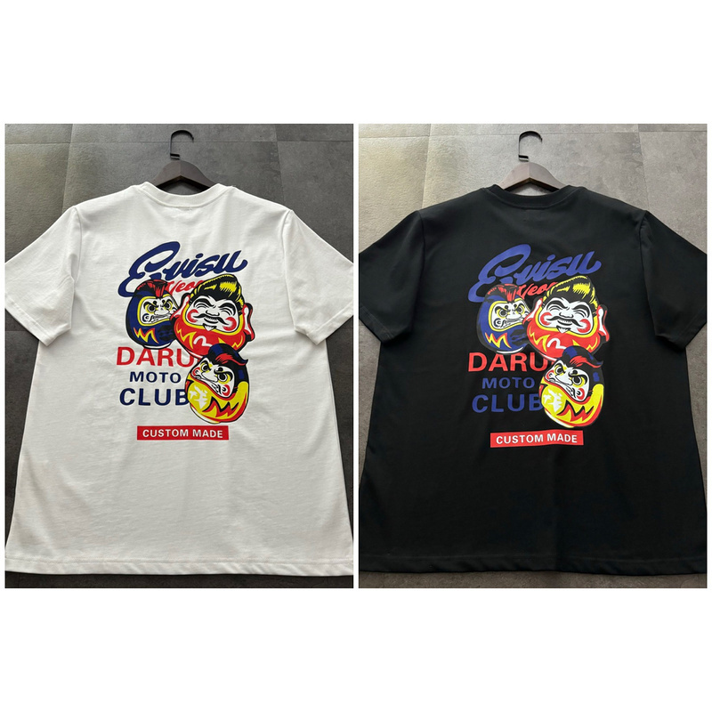 EVISU 1580）Evisu 福神 25新款 達摩 不倒翁 字母 海鷗 短袖 短T 時尚 潮