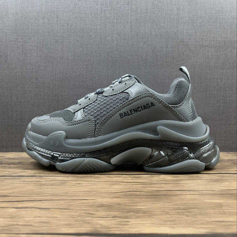 triple s 550 BA LEN CIAGA TRIPLE S SNEAKER DADSHOE DARK GREY DARK GREY DARK GREY WOMAN 35 39