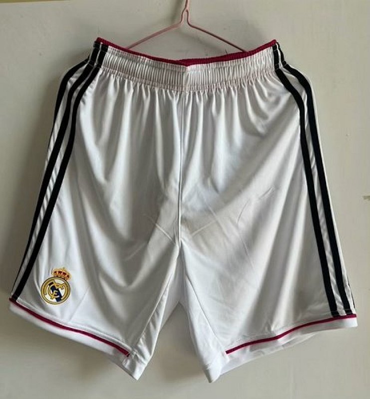 vintage Real madrid retro soccer shorts 2014 15 maglia calcio maillot football camiseta