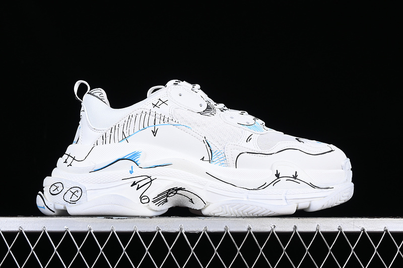 BALENCIAGA TRIPLE S 【480】[W3SRB9014]-[BA﹡LEN﹡CIAGA TRIPLE S WHITE]-[WOMAN︰35-39]-[MAN︰40-46](E