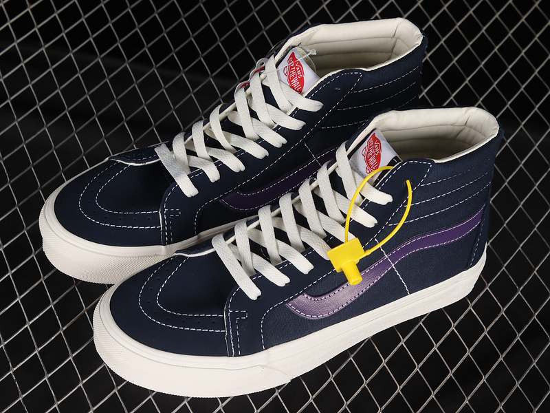 [VN0A4BVB20T]-[SK8-HI LX NAVY BLUE∕PURPLE-WHITE]-[WOMAN︰35-39]-[MAN︰40-44.5](E23F)