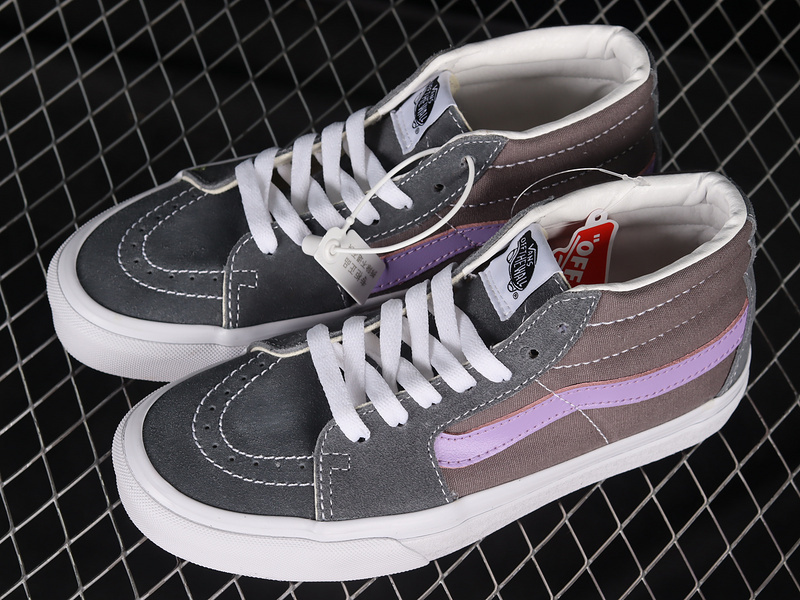 [VN0A3WM3VY3]-[SK8 MID REISSUE SHOES GREY∕PURPLE∕WHITE]-[WOMAN︰35-39]-[MAN︰40-44...(D000)
