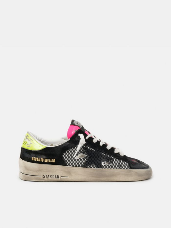 golden goose Women’s Limited Edition Stardan sneakers in fuchsia and yellow(B7B4)