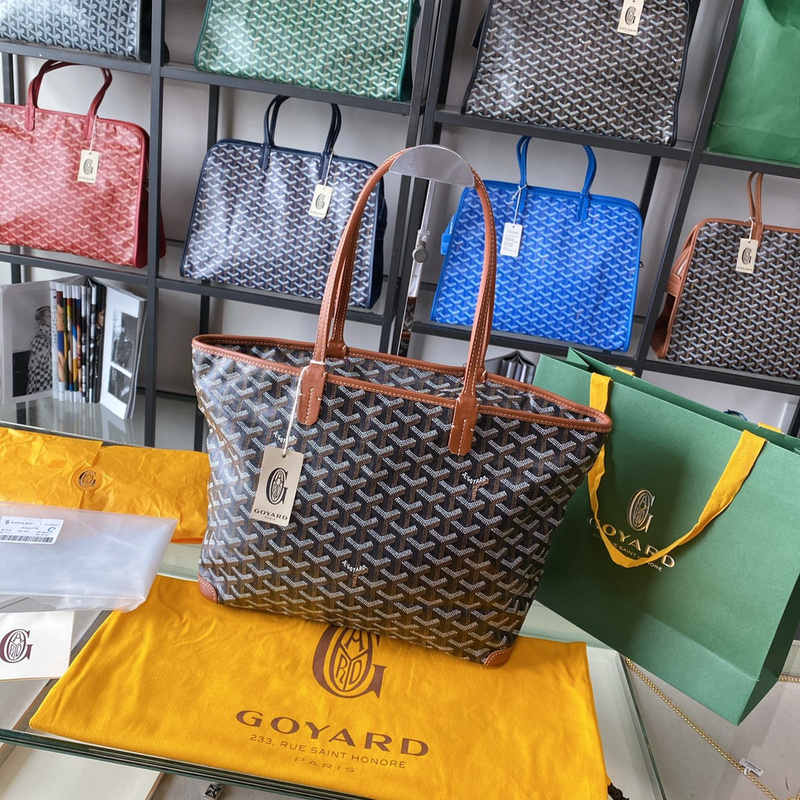 Brown Goya Zipper Artois Dog Teeth Bag 4B59