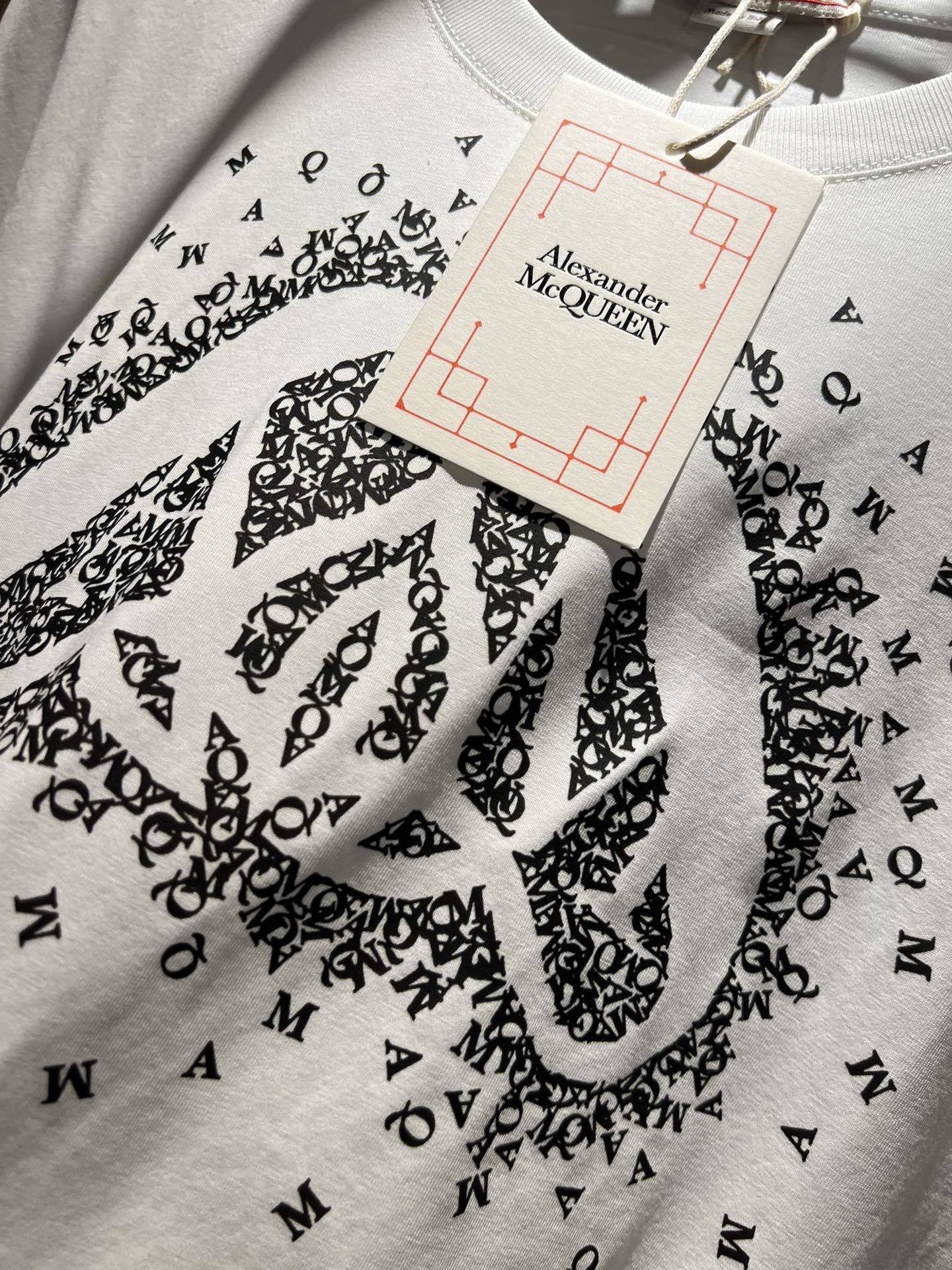 mc628060 alexandder mcqueen t-shirts 2024ss